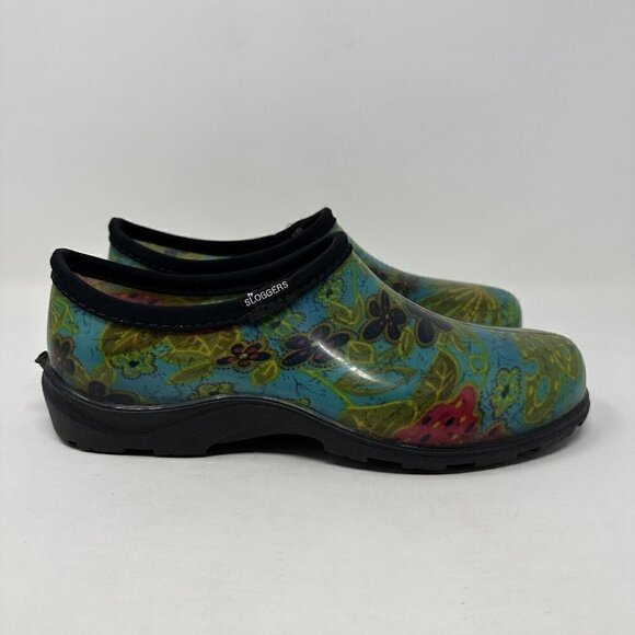 Sloggers Rain & Garden Shoes Midsummer Blue Size 10 - Picture 1 of 14